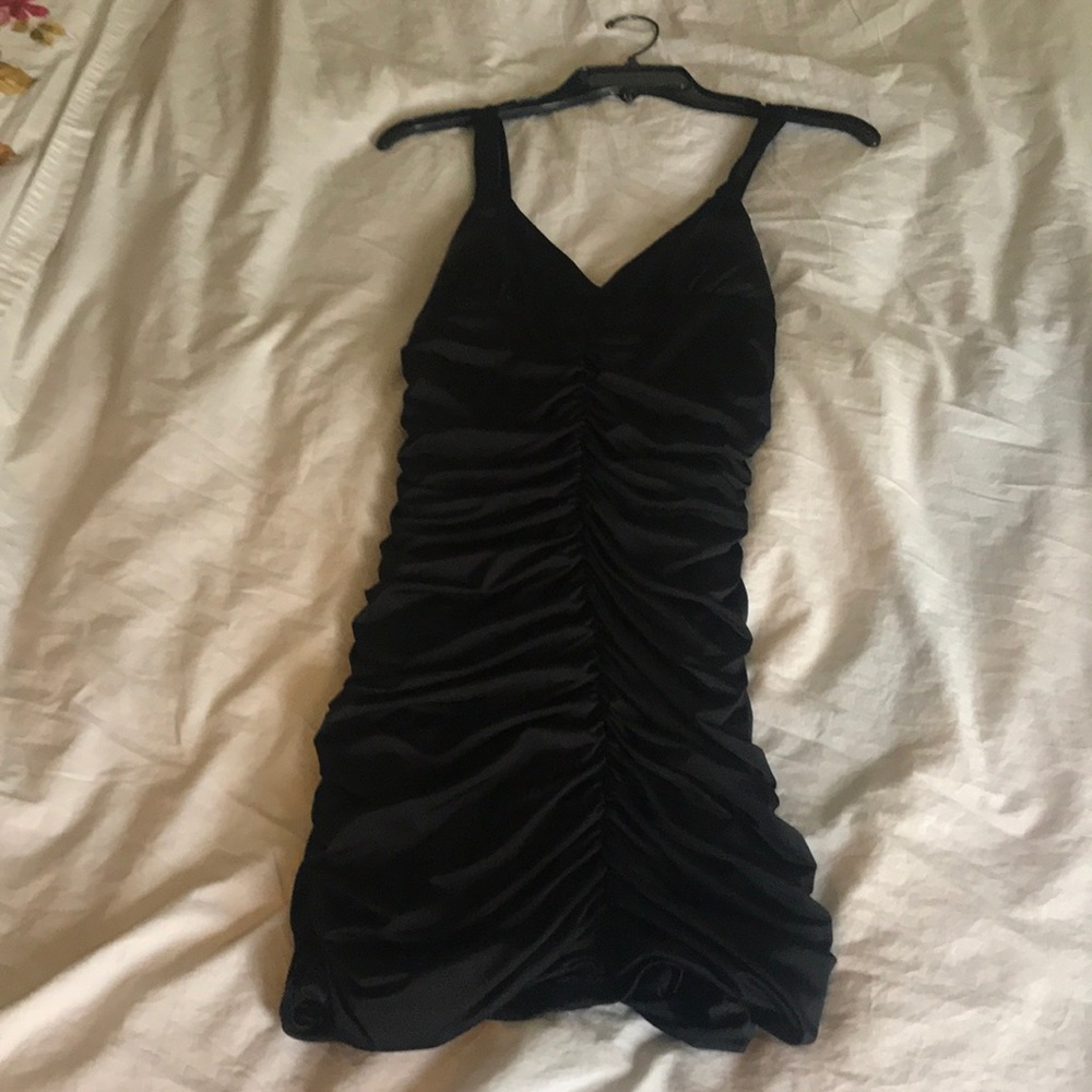 Hot black fitted dress